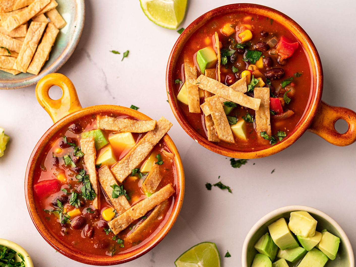 Tortilla Soup Vegan Recipe