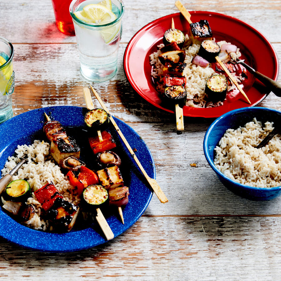 Vegan BBQ recipe ideas - tofu skewers