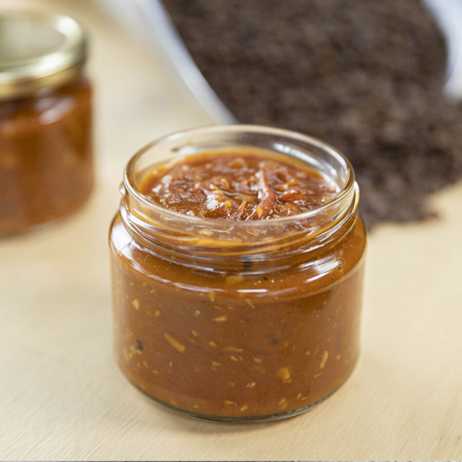 smokey bbq sauce in a jar