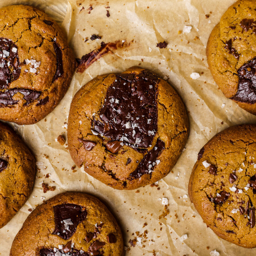 Grain free choc chip cookies