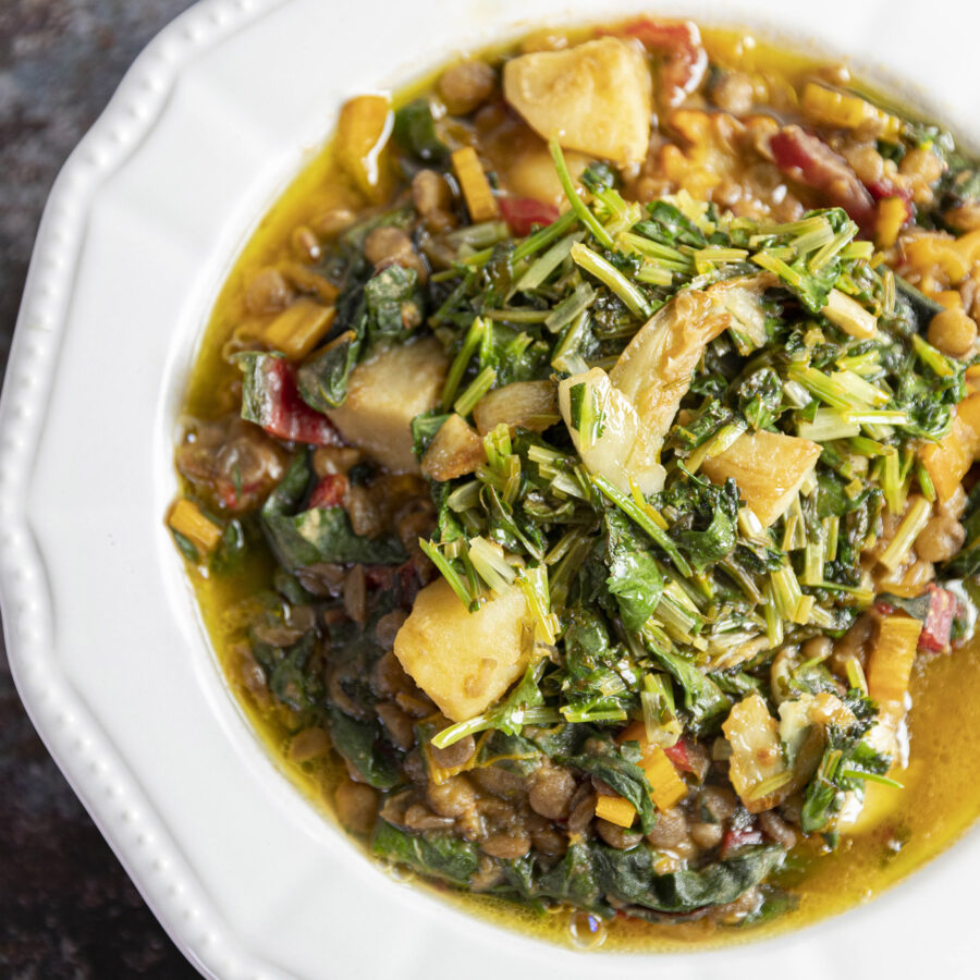 mouth watering lebanese lentils