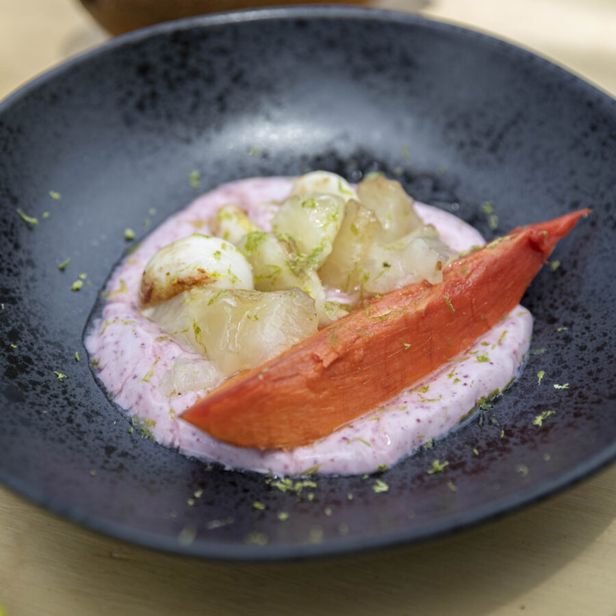 Mangosteen dessert