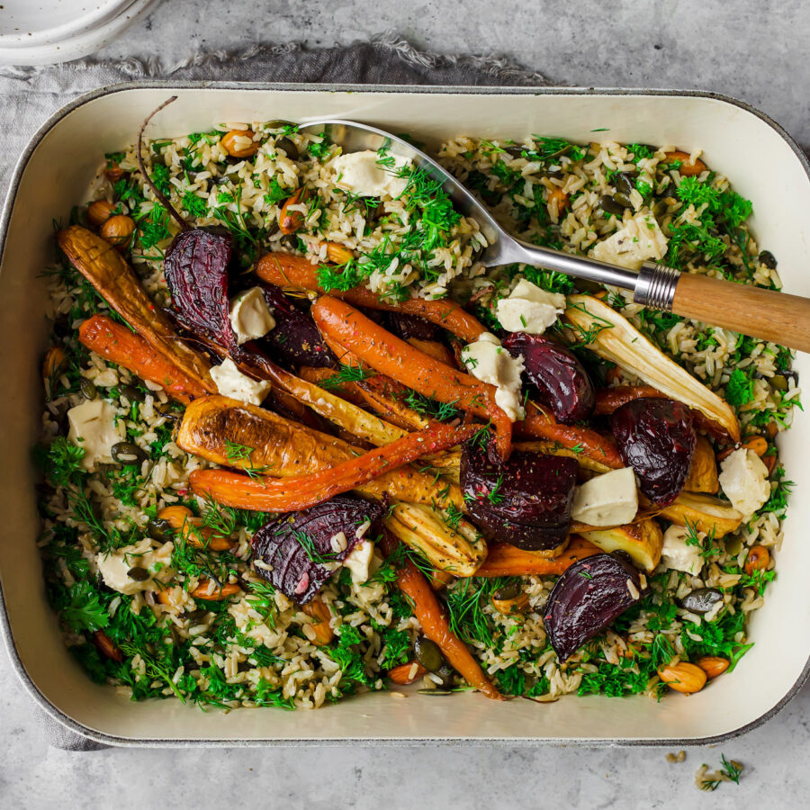 roasted root vegetables